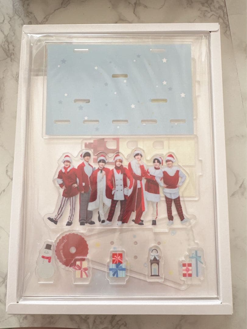 【レア品】ローソン×なにわ男子クリスマスキャンペーン アクセサリースタンド