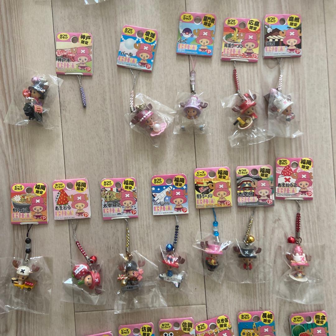 大量◎ワンピース　ご当地チョッパー　ねつけ　限定　ストラップ　根付け　レア