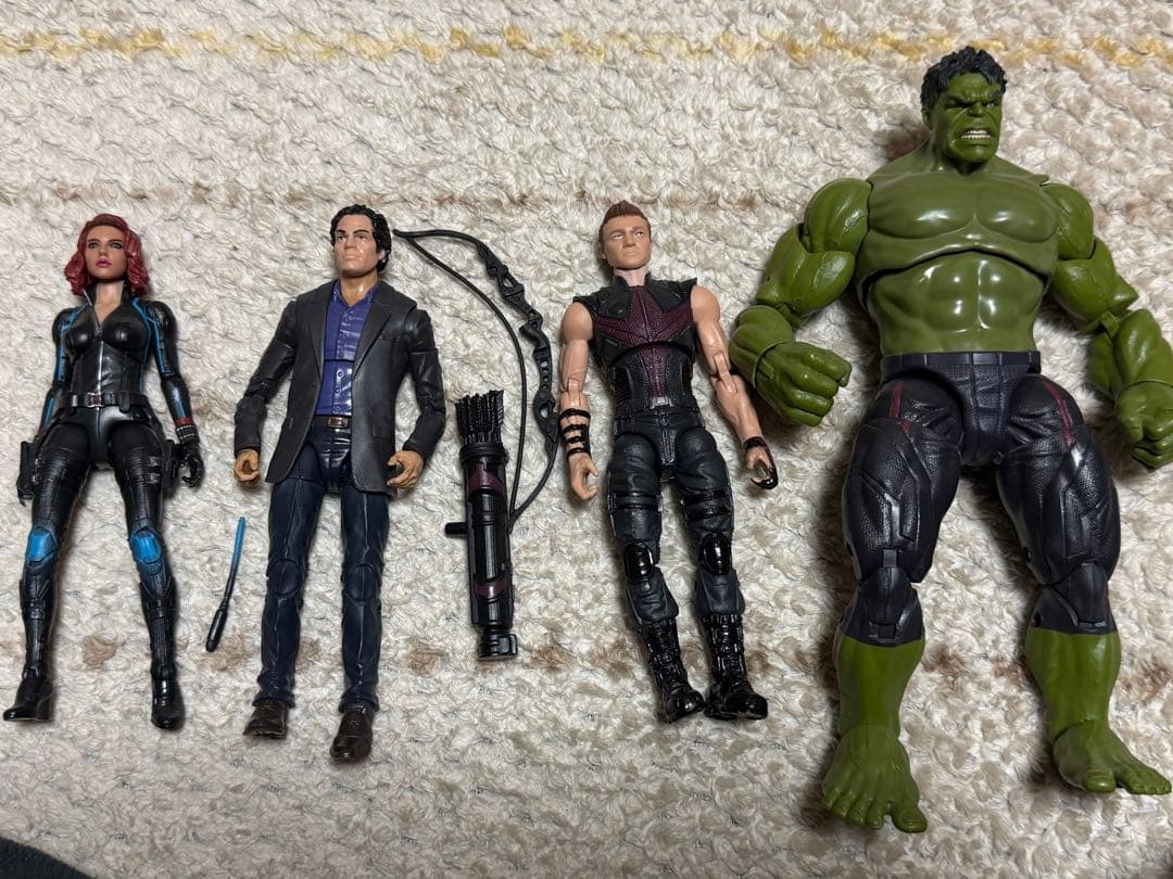 マーベルレジェンド　ハルク　ホークアイ　ブラックウィドウ　セット