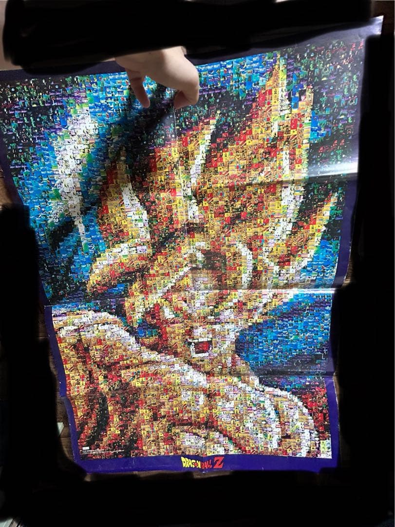 ドラゴンボール　モザイクアート　孫悟空　ポスター　超希少