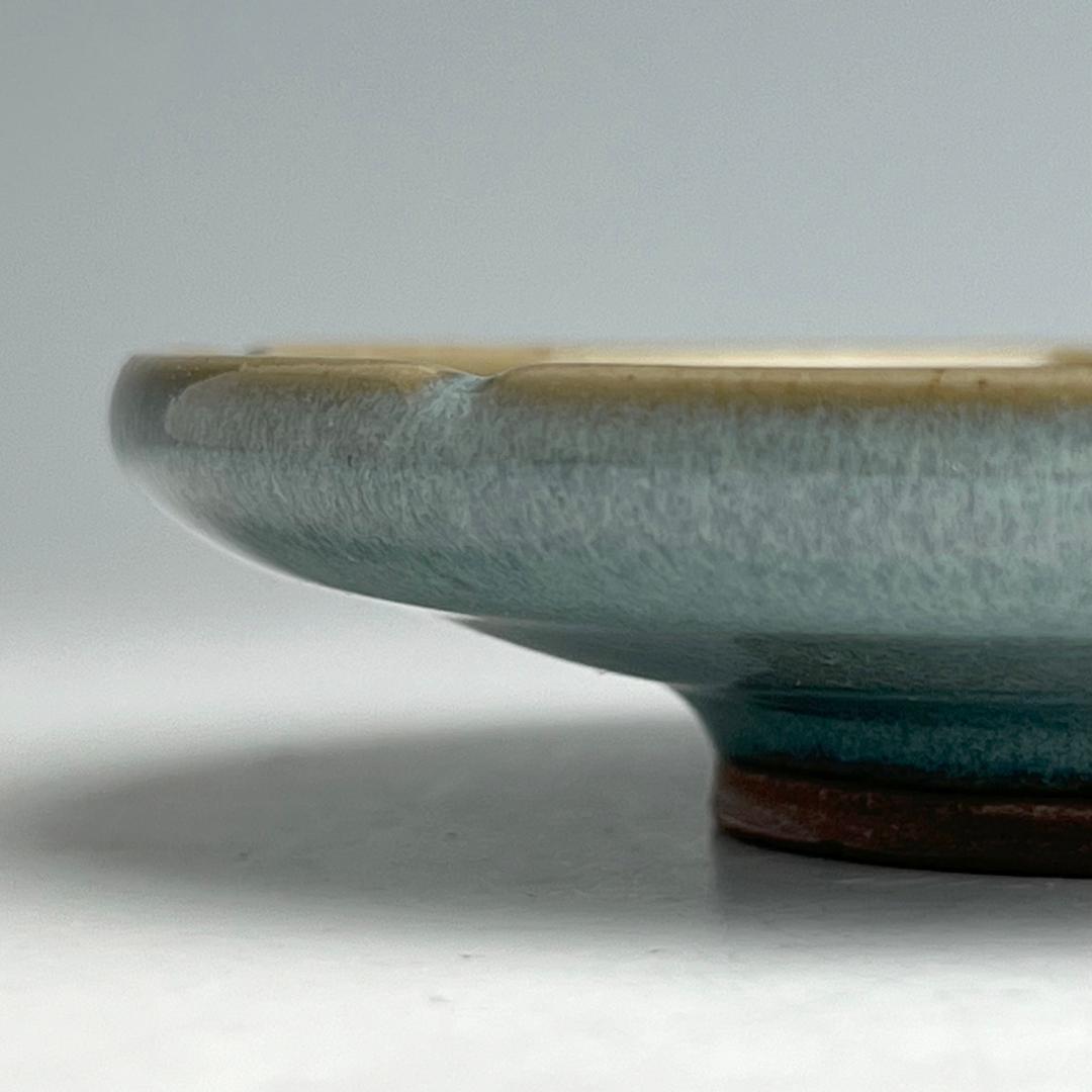 鈞窯紫斑釉陵花台 唐物 中国古玩 中国美術 唐物 擺件 A927+