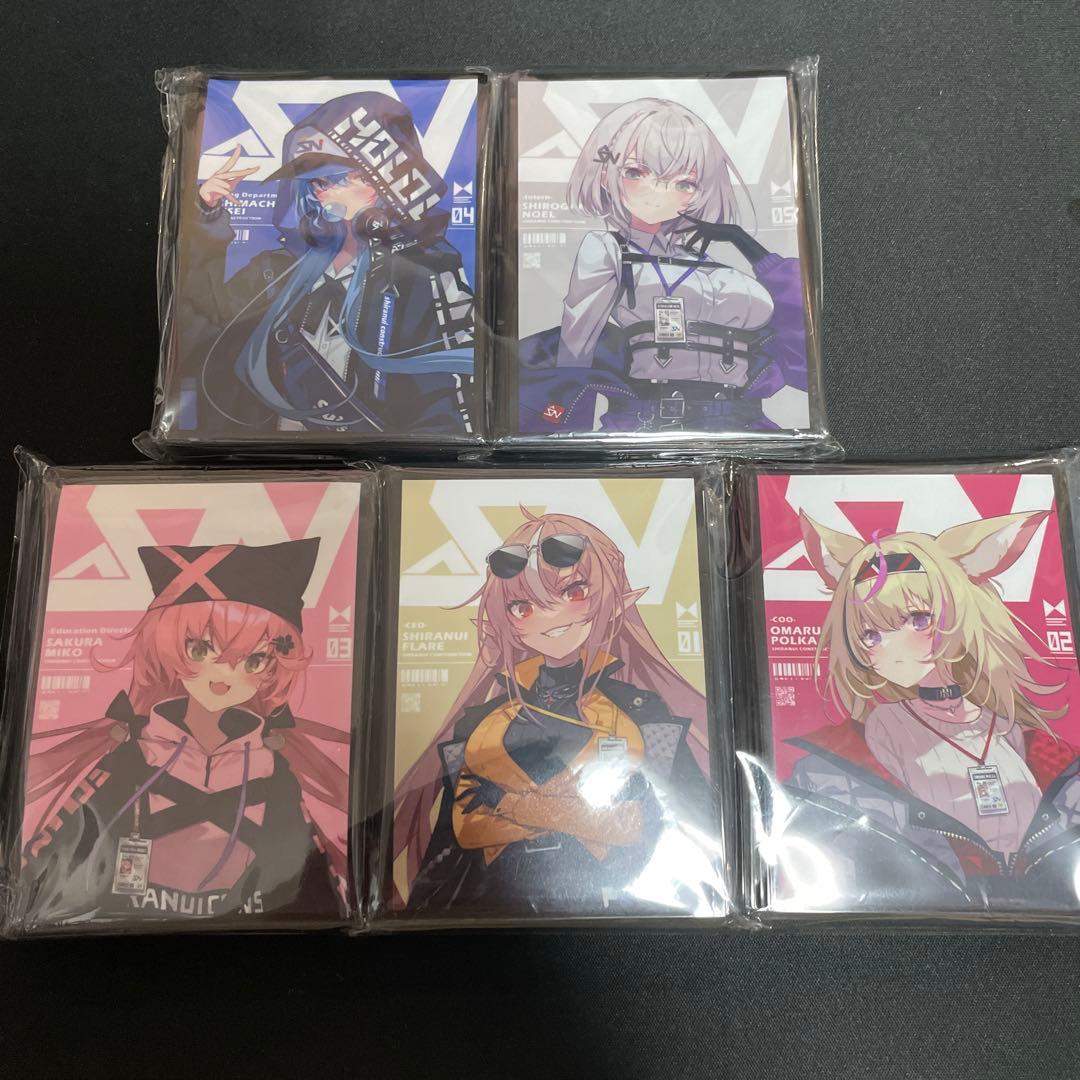 ホロライブ　不知火建設　フレア　みこ　白銀ノエル　星街すいせい　ポルカ　スリーブ