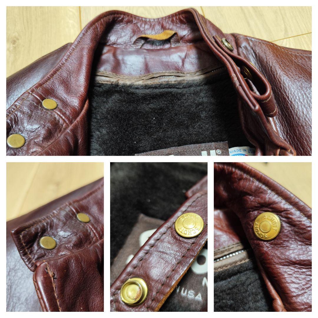 こ*ん様 ショット 38 M L 641 シングルライダース レザージャケット