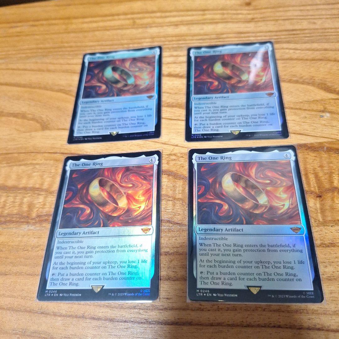 mtg 一つの指輪 FOIL 4枚セット