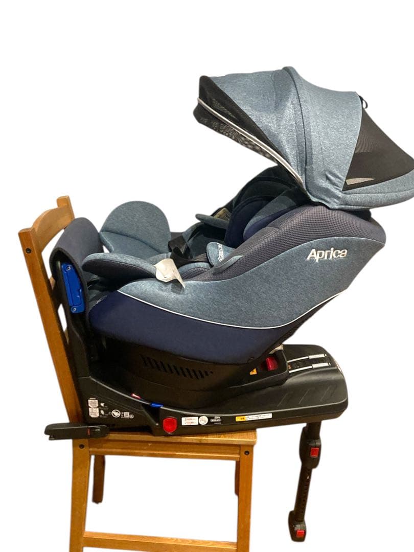 【美品】アップリカ クルリラ AD ISOFIX チャイルドシート 新生児回転式