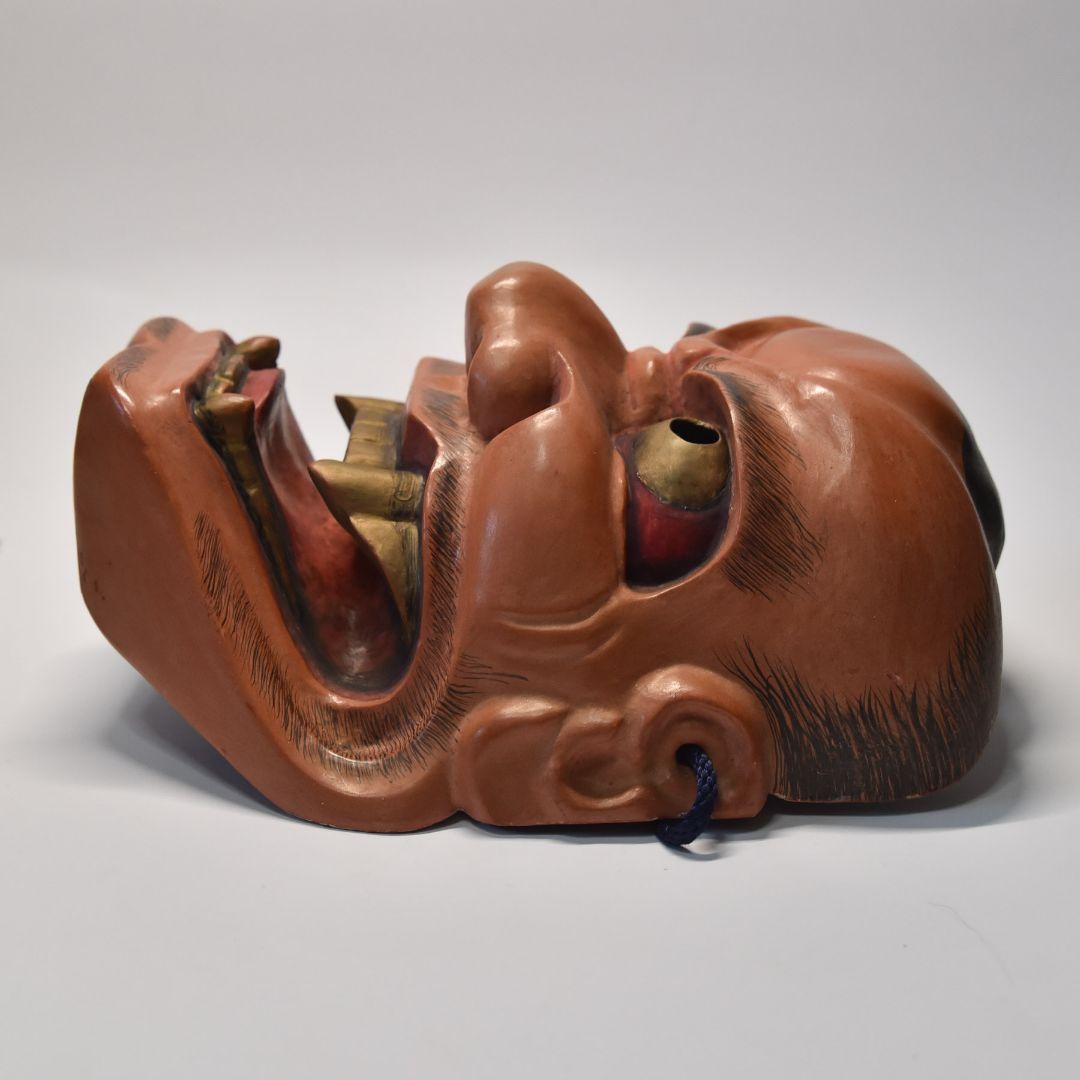 能面 獅子口 能面袋付 (M2)