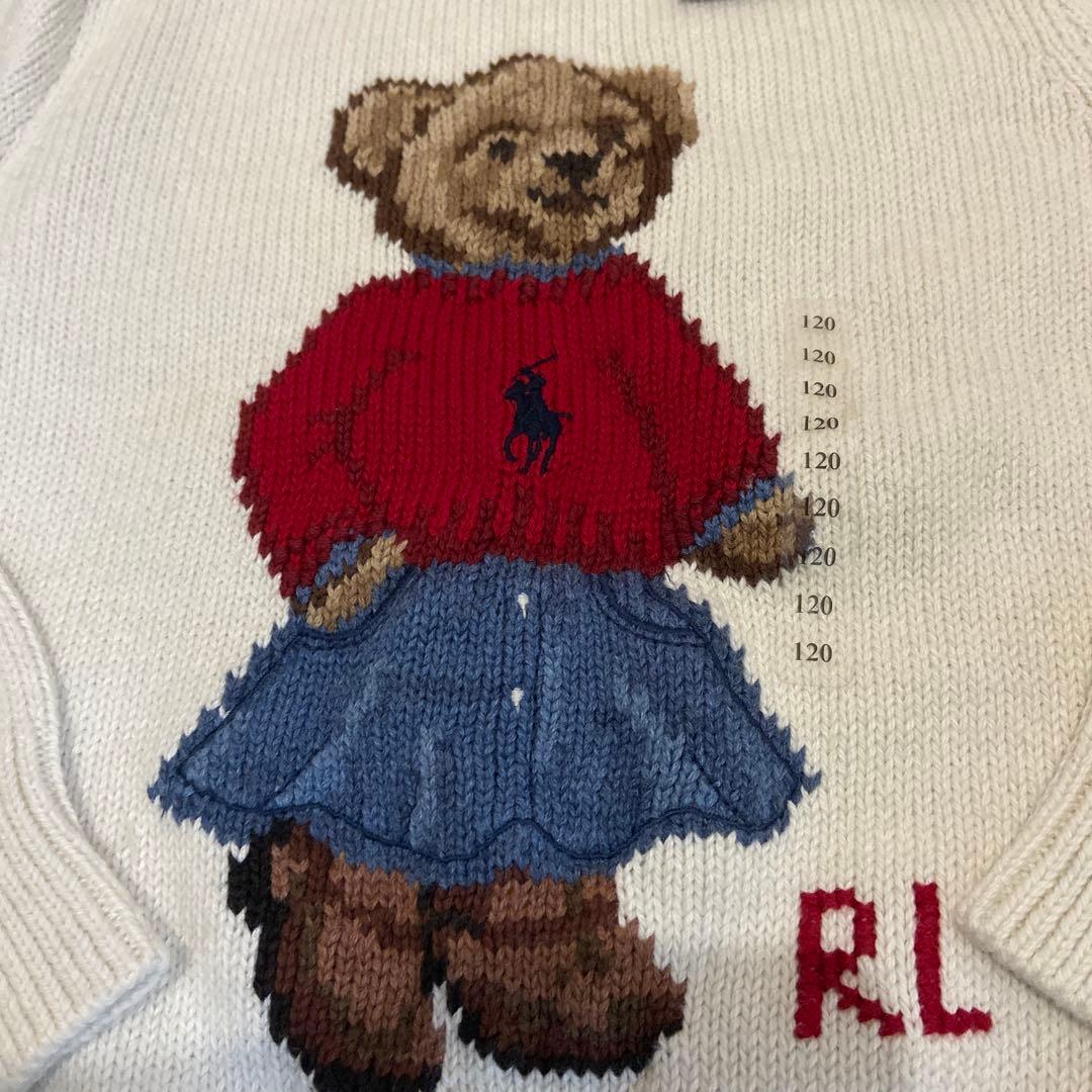 [新品]ラルフローレン　ポロベア　ニット　6T/120