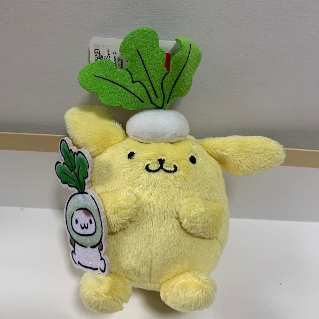 激レア　タグ付き　ポムポムプリン　新鮮お野菜マスコット　3種類　コンプリート