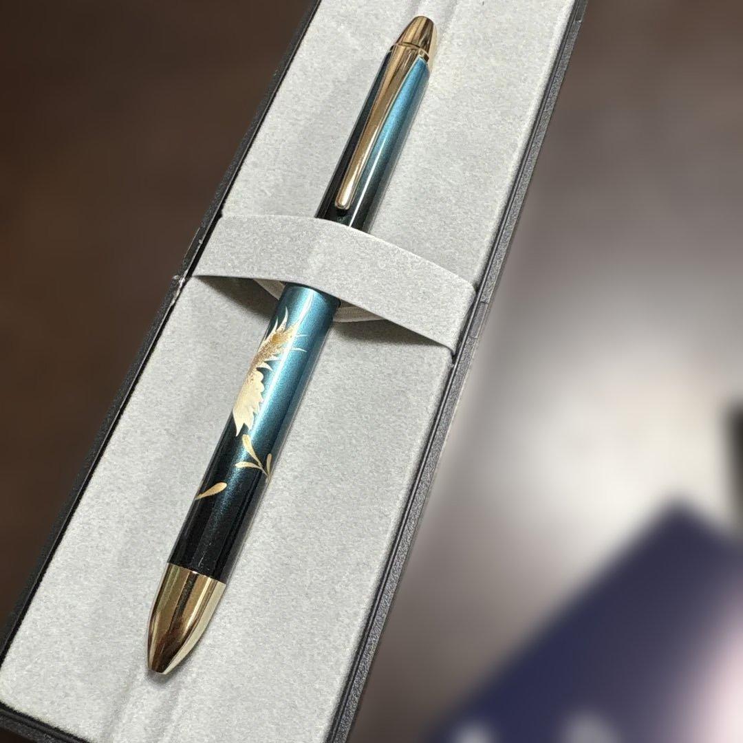 羽生結弦 衣装モチーフ プラチナ ボールペン 玉虫塗 ダブルアクション 3色