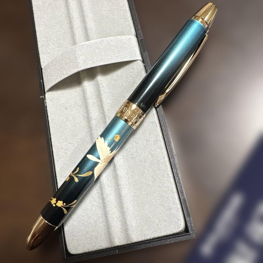 羽生結弦 衣装モチーフ プラチナ ボールペン 玉虫塗 ダブルアクション 3色