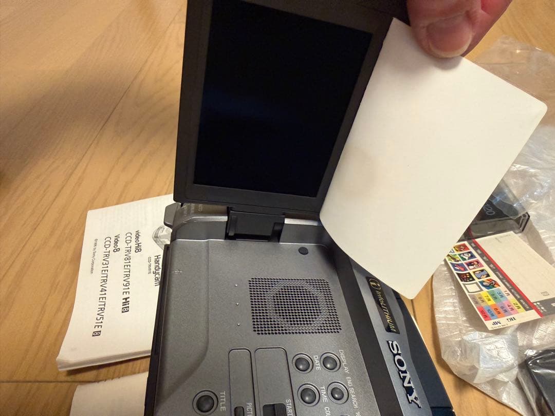 未使用SONY Handycam Vision CCD-TRV51E PAL式