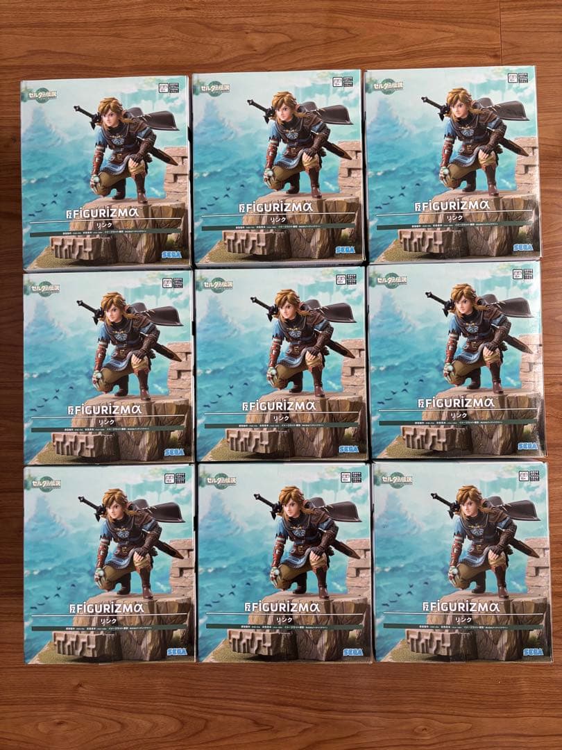 ゼルダの伝説　FiGURiZMα　リンク　フィギュア　9体セット