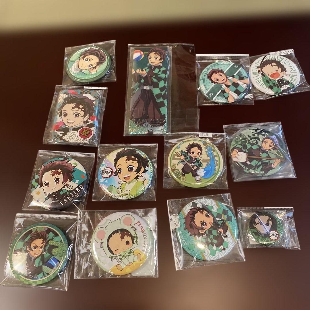 鬼滅の刃 竈門炭治郎 缶バッジ まるかくカンバッジ