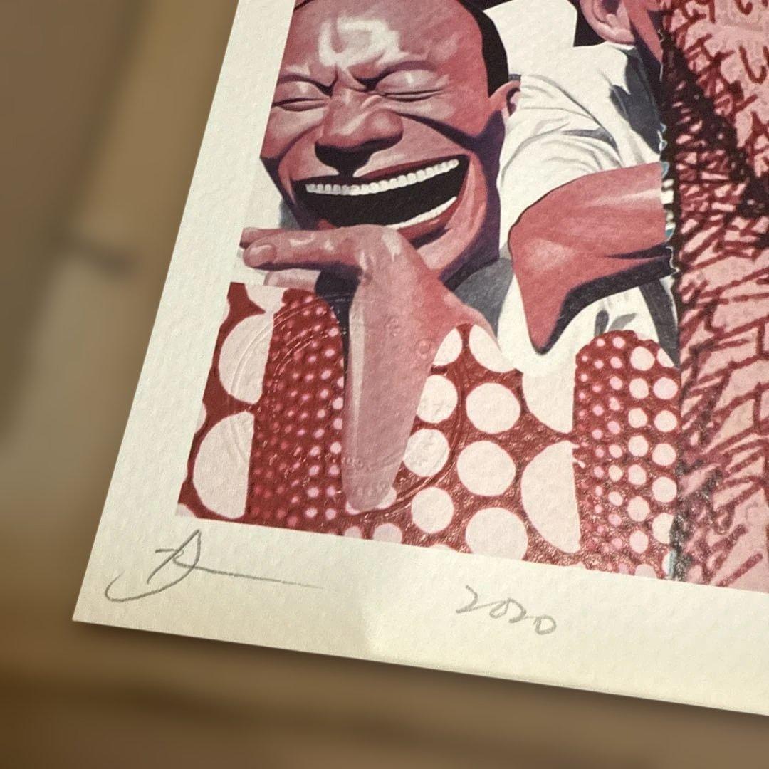 death nyc 草間弥生　kaws 現代アートポスター