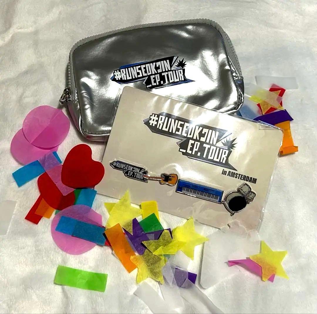 8/9 RunSeokjin Amsterdam VIP ポーチ&ピンバッジ