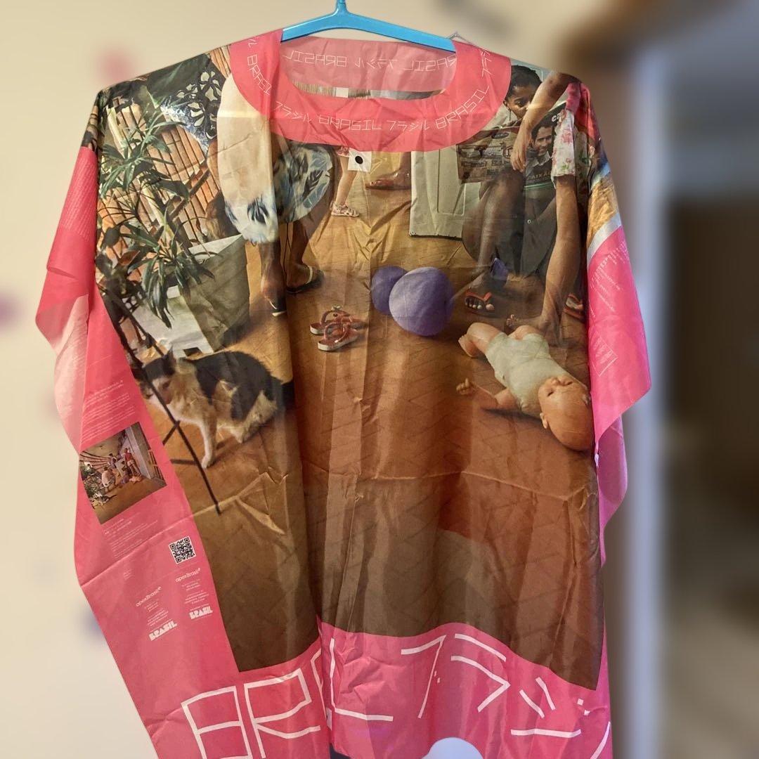 万博　ブラジル★ピンバッチ&ポンチョセット