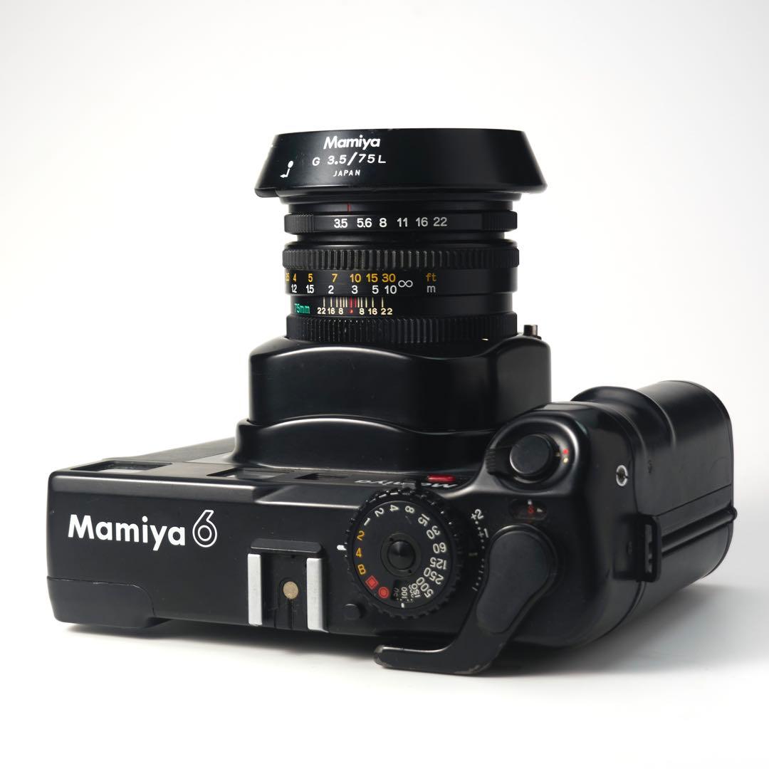 New Mamiya 6 中判カメラ + ジャンク75mmレンズ