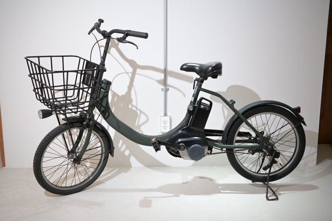 Panasonic BE-1ELSW013 電動アシスト自転車 マットグリーン