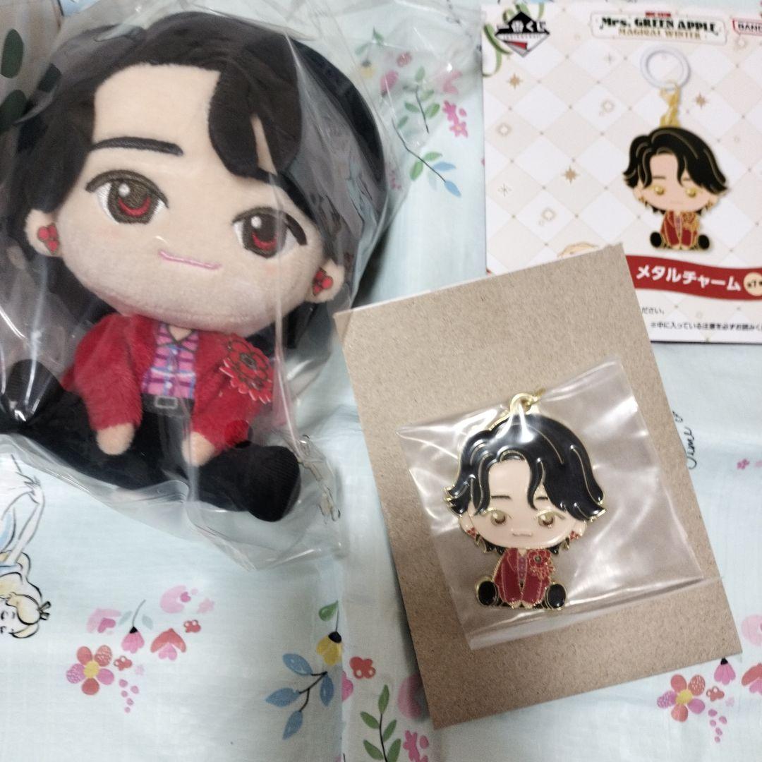 一番くじ ミセスグリーンアップル A賞 ぬいぐるみ マスコット 大森元貴