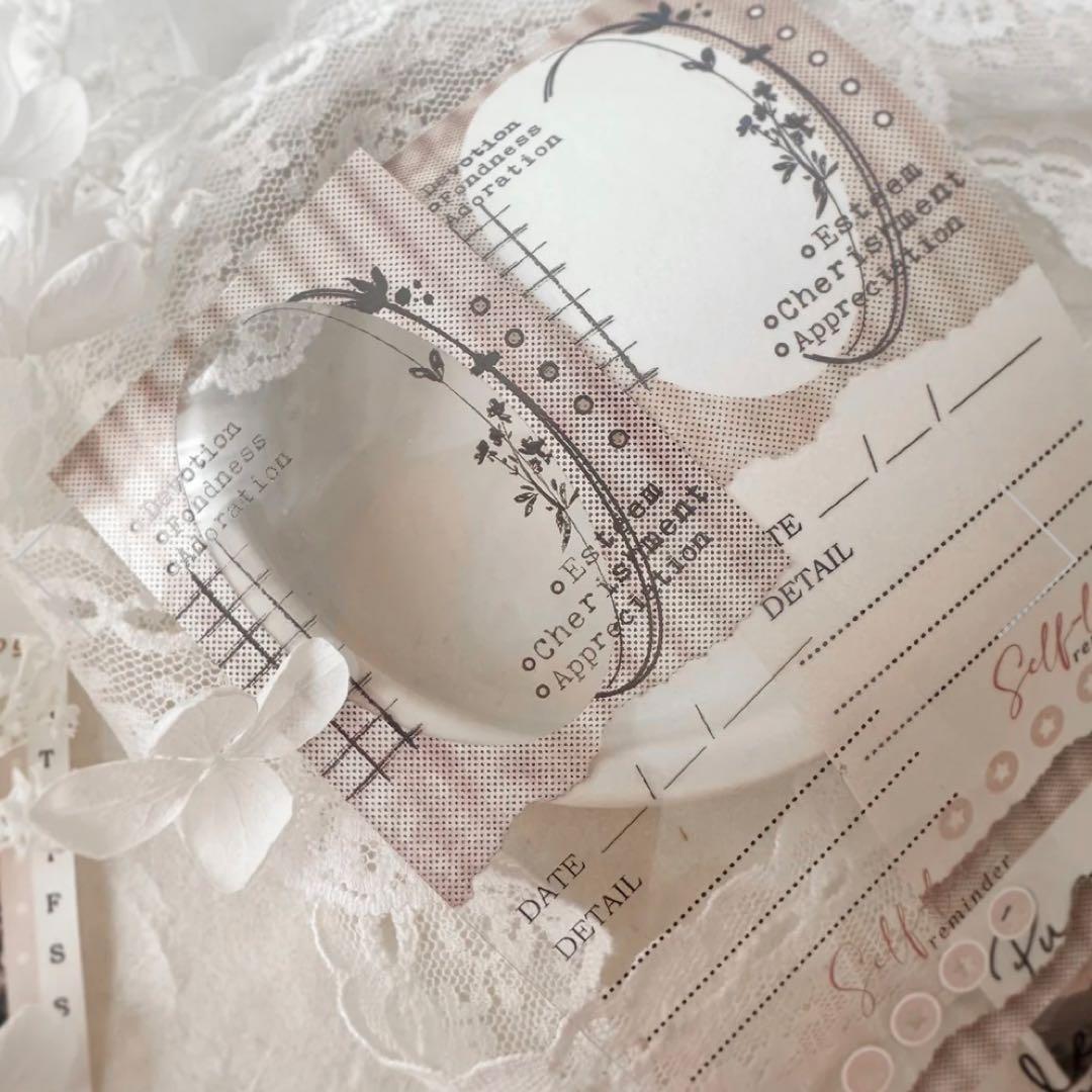 Journal pages 海外マスキングテープ　マステ 【1869】