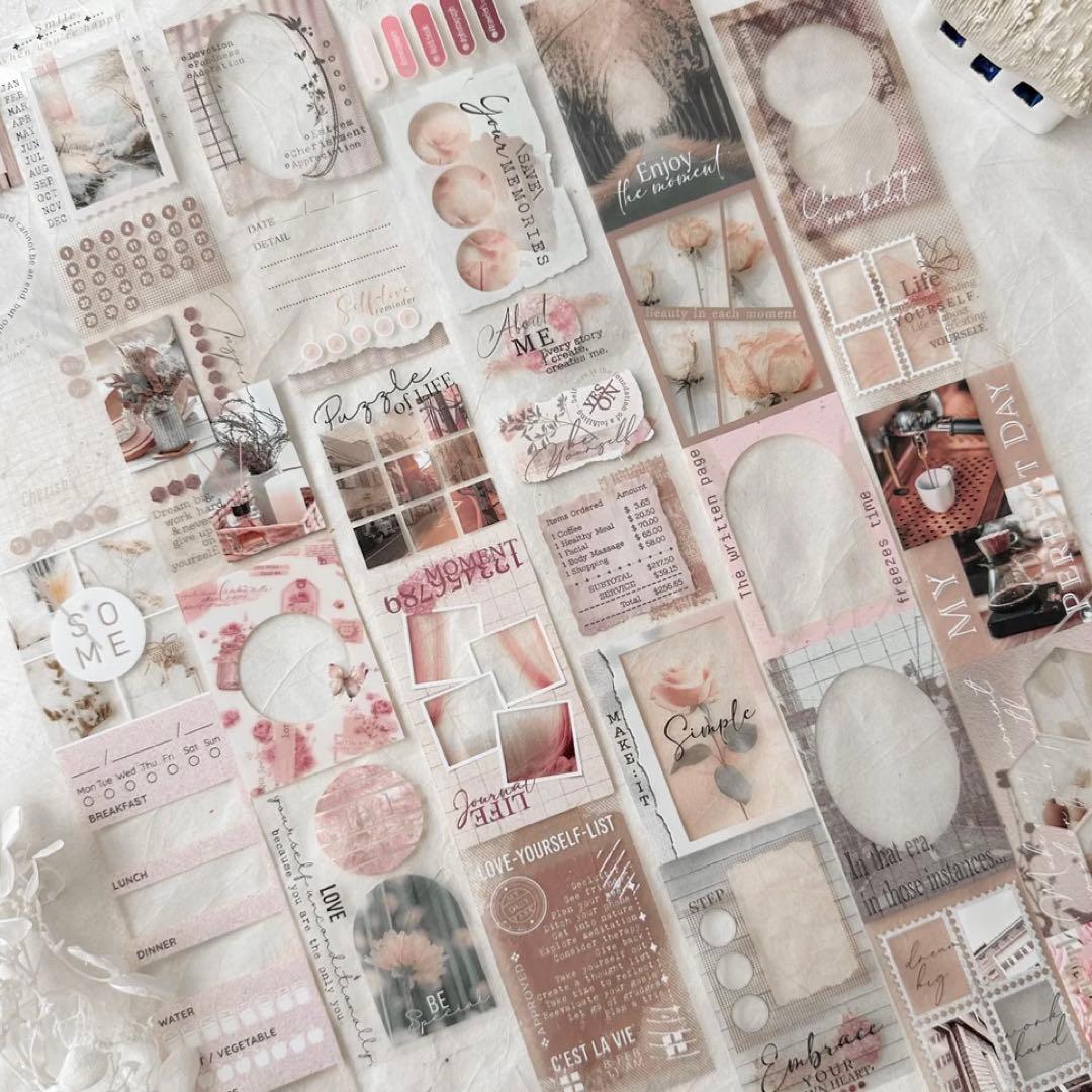 Journal pages 海外マスキングテープ　マステ 【1869】