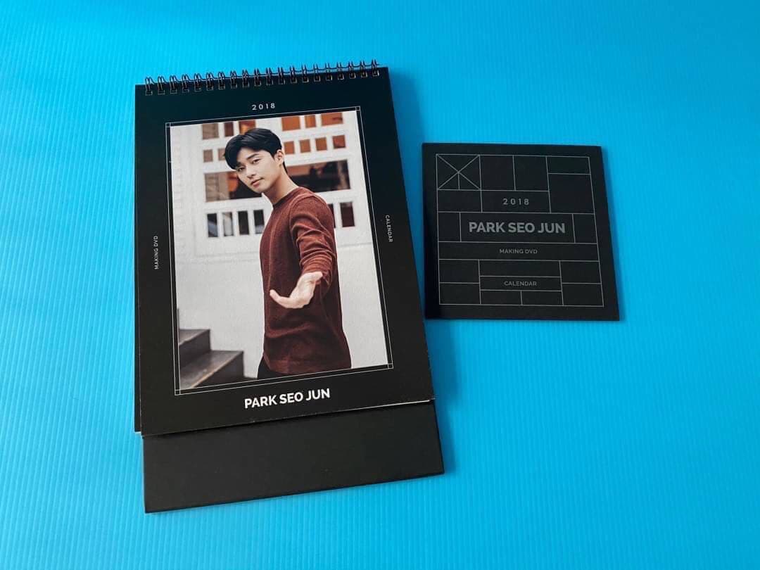 パク・ソジュン 2018年公式卓上カレンダー& DVD(絶版）