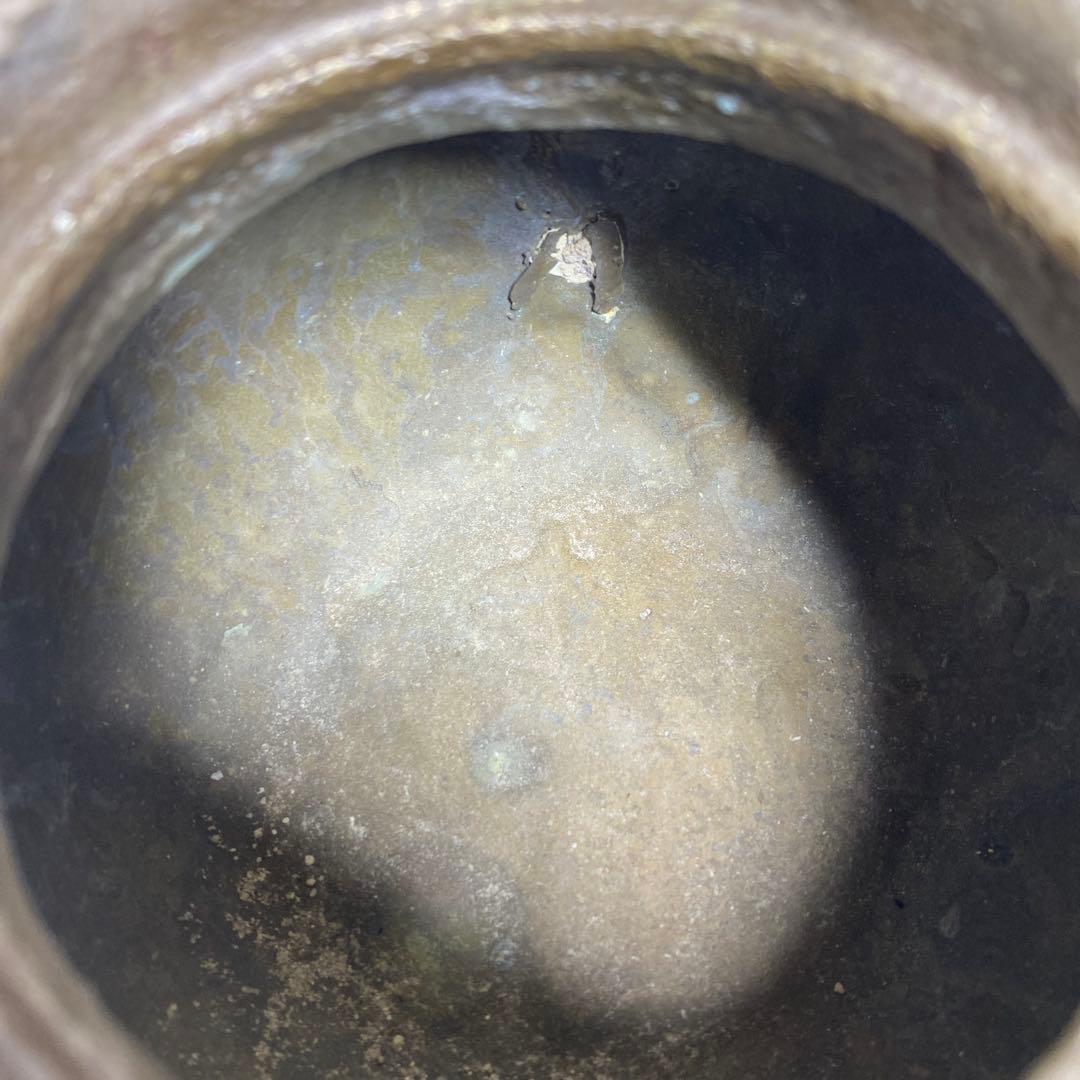 きんちゃく形　鉄瓶　2807g 東K7-1207②