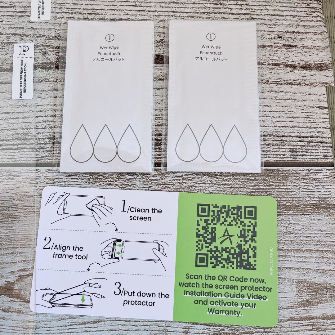 iPhone 14 pro Max クリアケース 強化ガラスフィルム 2枚