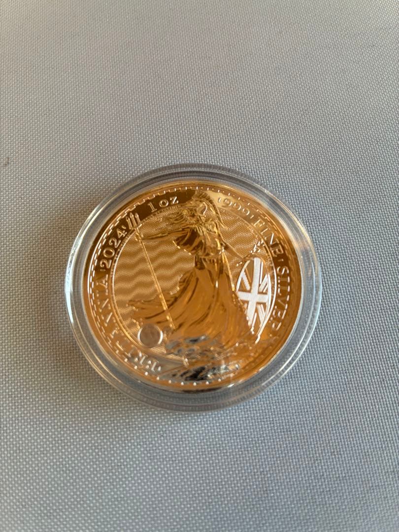 チャールズ3世 2024年 銀貨1オンス