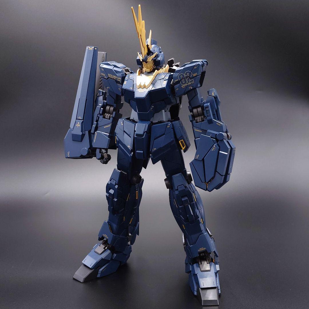 PG 1/60　バンシィ・ノルン　ガンプラ　部分塗装完成品