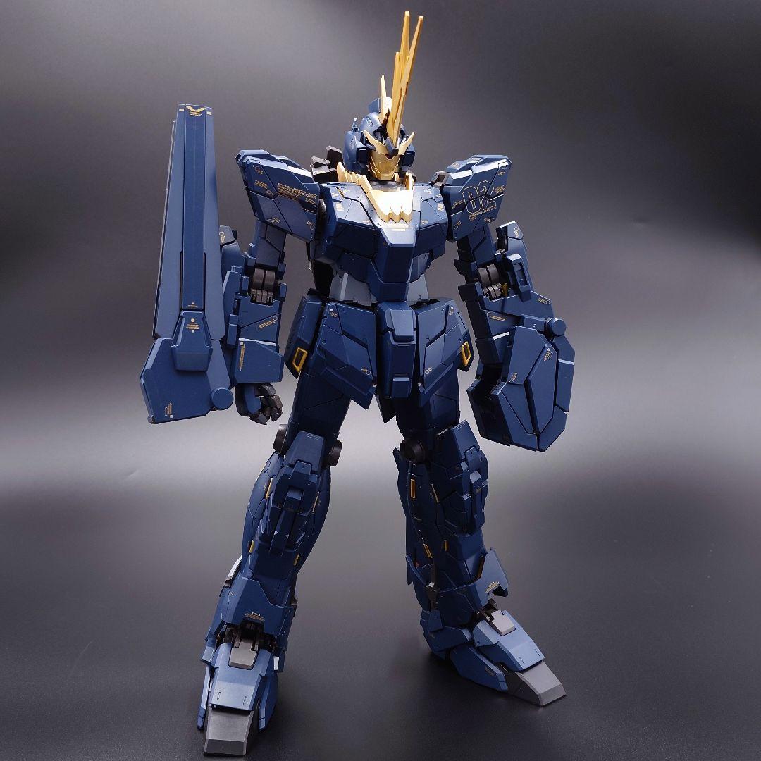 PG 1/60　バンシィ・ノルン　ガンプラ　部分塗装完成品