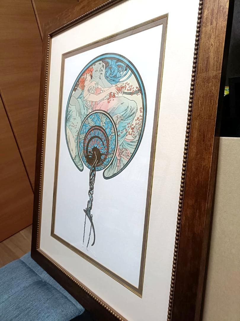 【希少／ミュシャ財団】風は青春とともに去る【アルフォンス・ミュシャ】