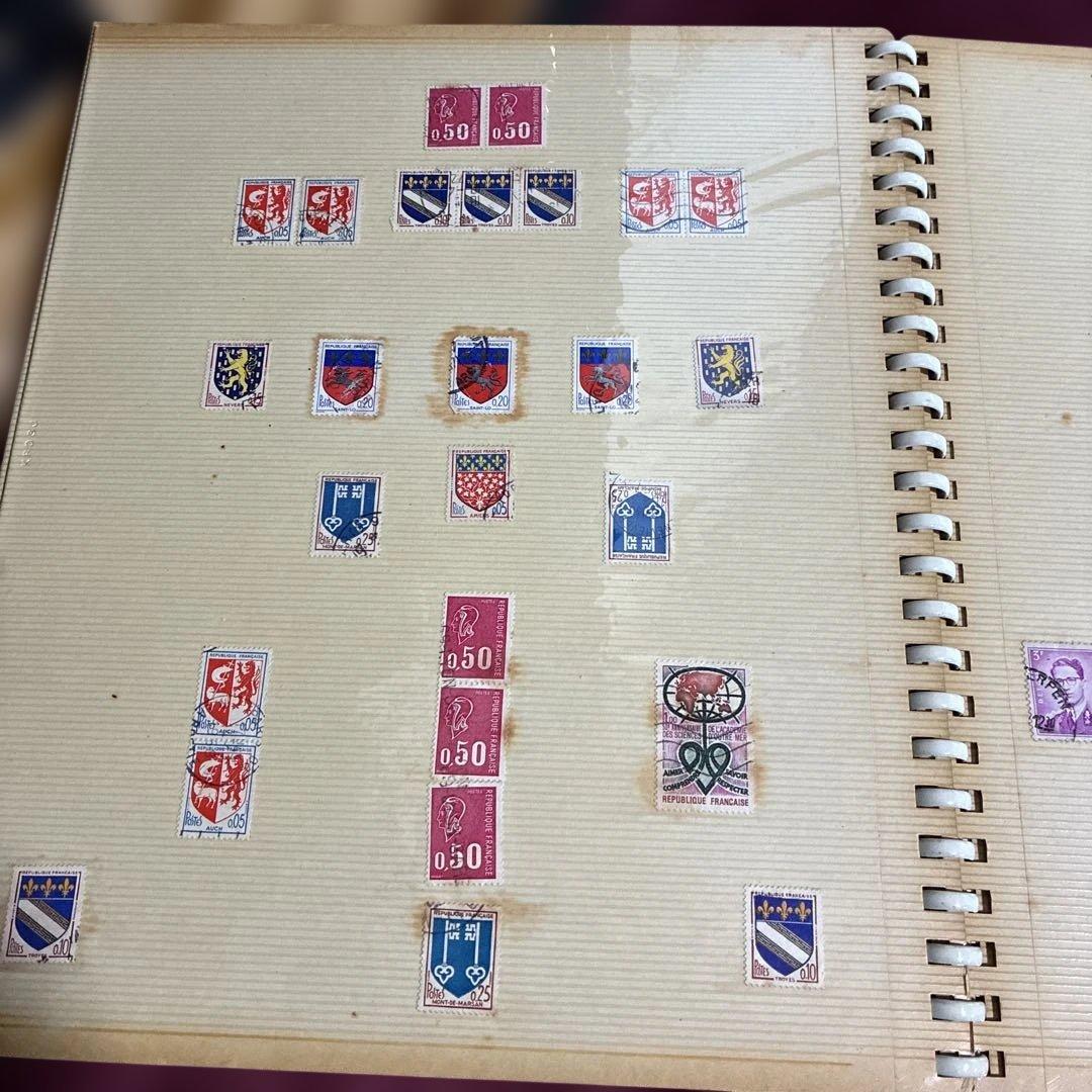 世界各国の使用済み切手　174枚