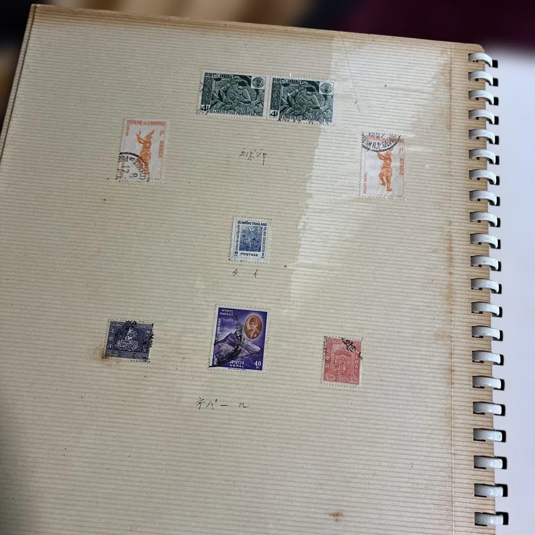 世界各国の使用済み切手　174枚