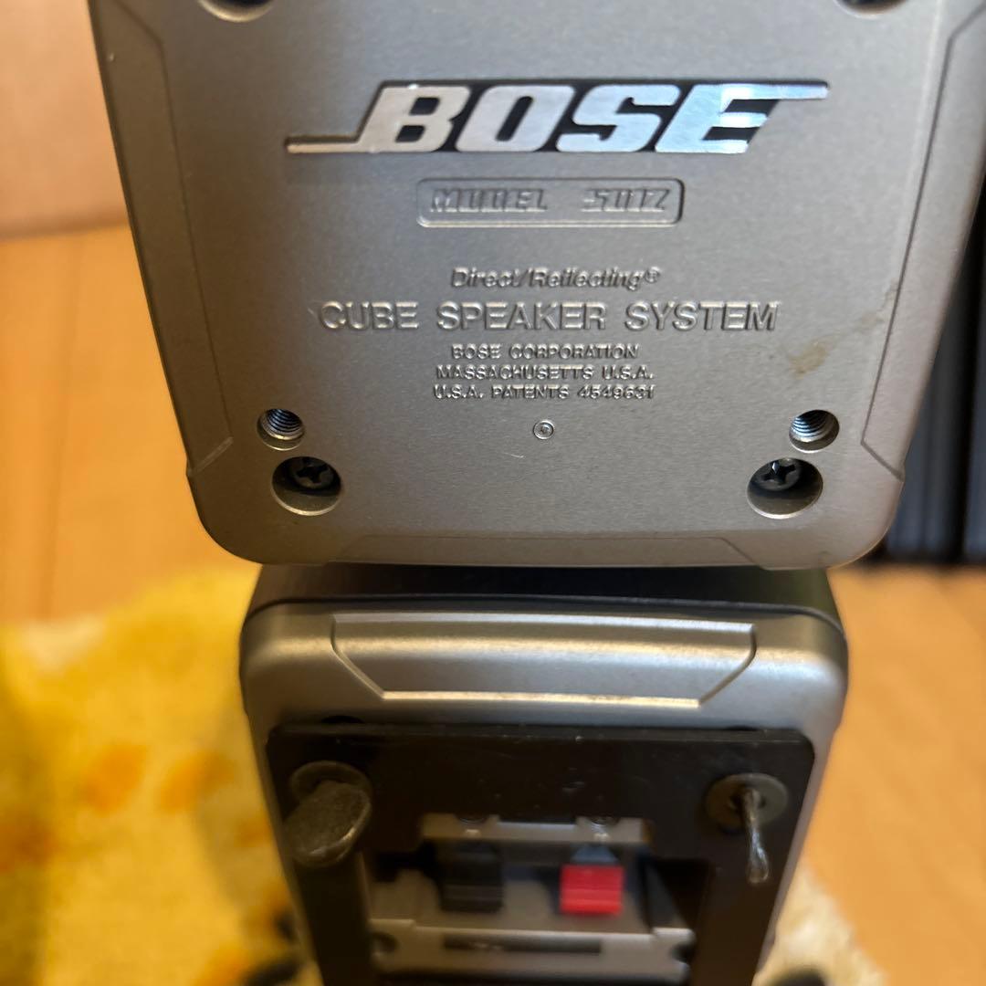 BOSEキューブスピーカーサテライトペア/501Z／専用スタンド2脚