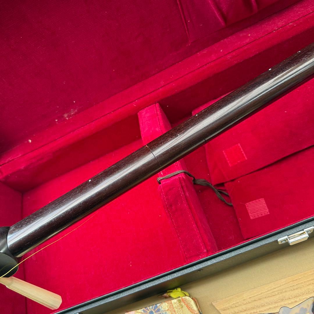 三味線　バチ　三絃駒　ハードケース 　和楽器　弦楽器