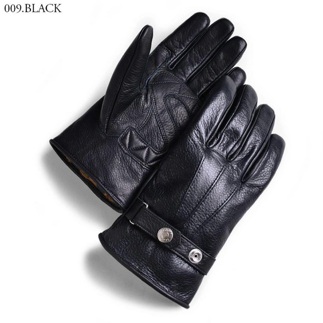 【未使用】　Schott ショット　ウィンター レザーグローブ SHORT