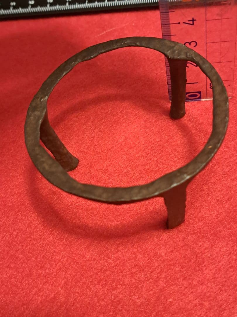 112-2 茶道具　五徳　風炉