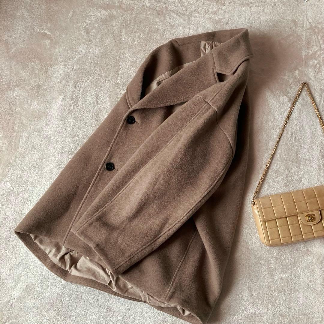 ノートエシロンス＊super120 メルトンウール ボリュームコート