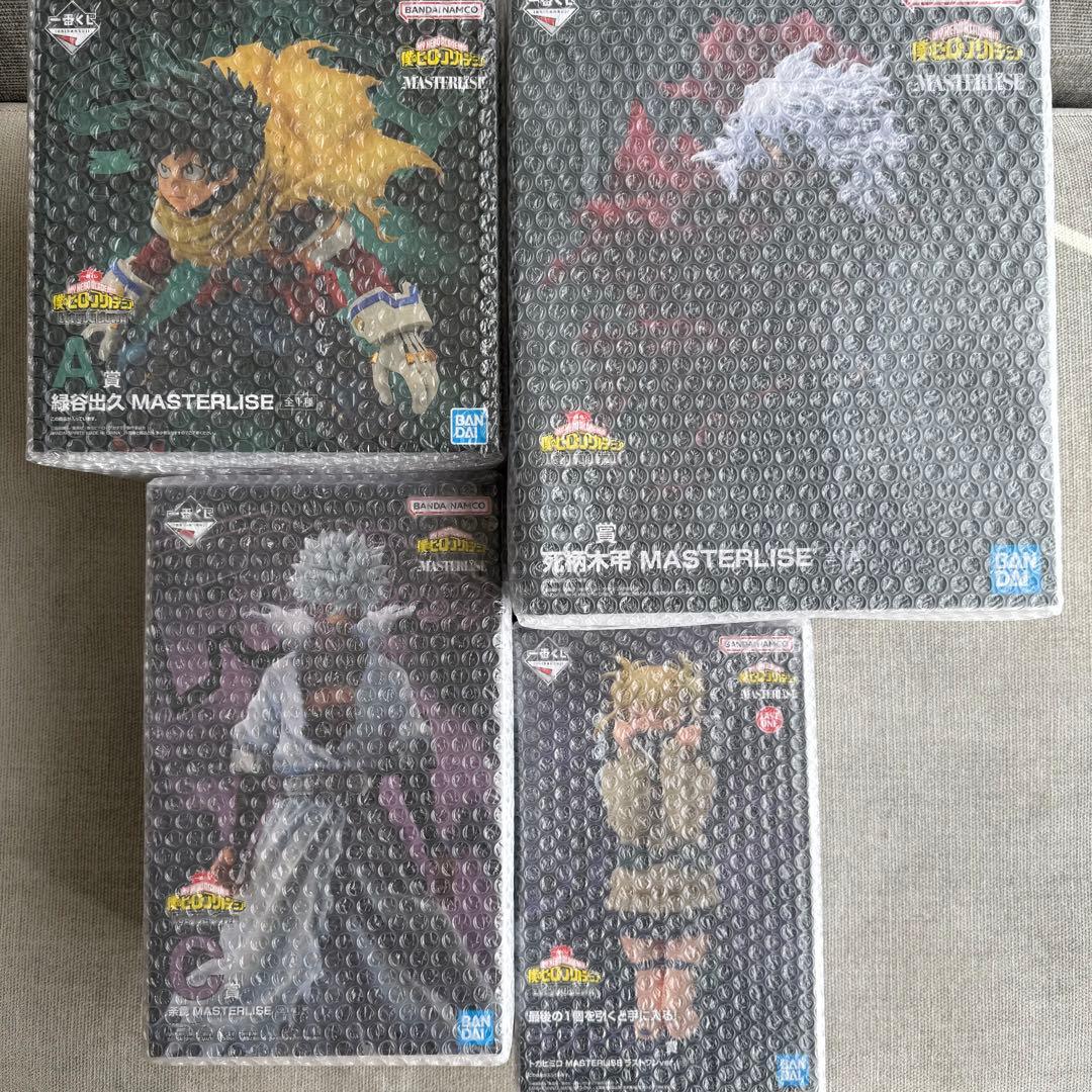 【新品未開封】　一番くじ　ヒロアカ　ABCラストワン賞　フィギュア4種セット