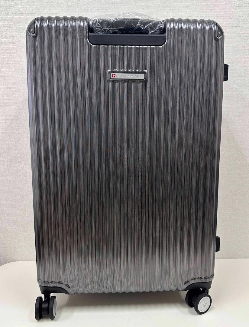 新品 ★ スイスミリタリー スーツケース 105L チタン 28インチ ブラック