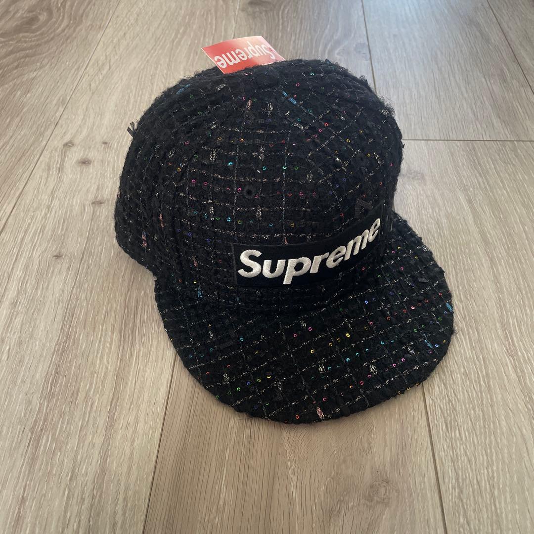 Supreme Boucle Box Logo キャップ
