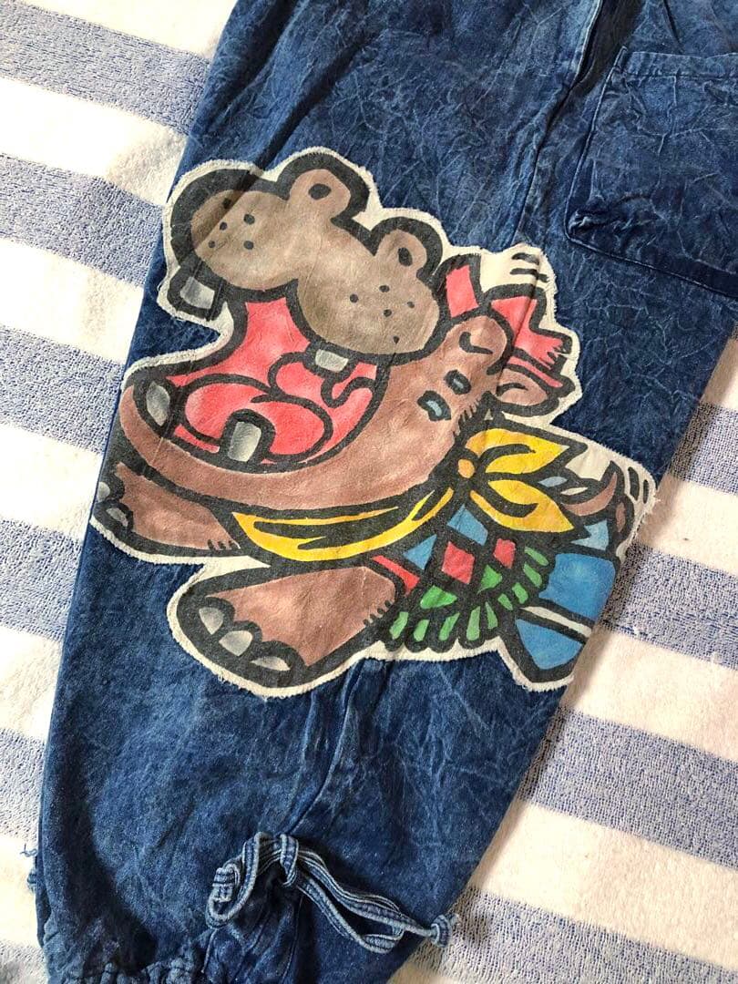 エルロデオ EL RODEO サルエルパンツ ジーンズ おしゃれ アニマル カバ