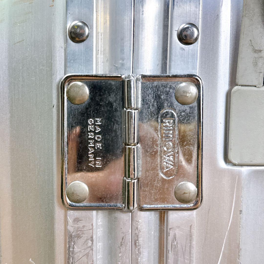 【希少】 RIMOWA 929.70 2輪ローリングトロリー ビンテージ 青ロゴ