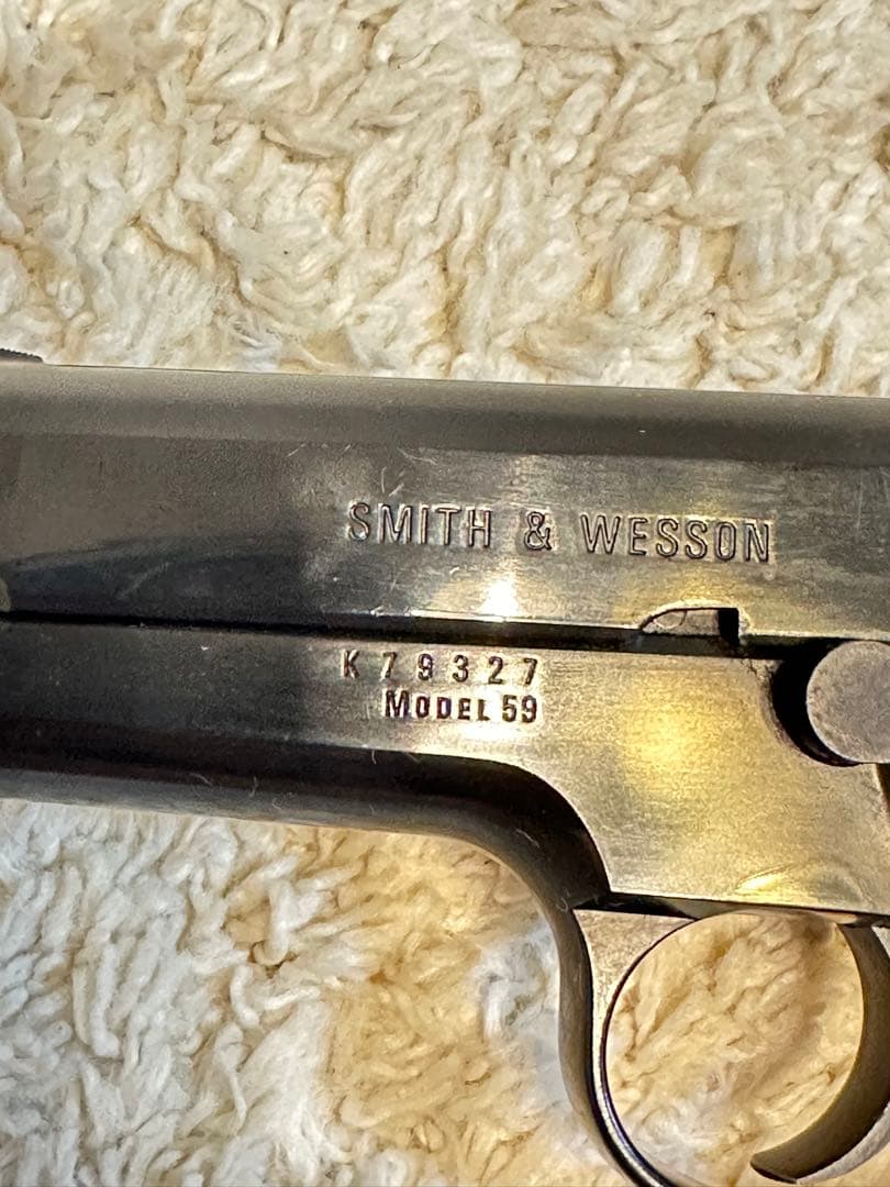 S&W モデルガン セミオートマチック model 59 M59ブラック