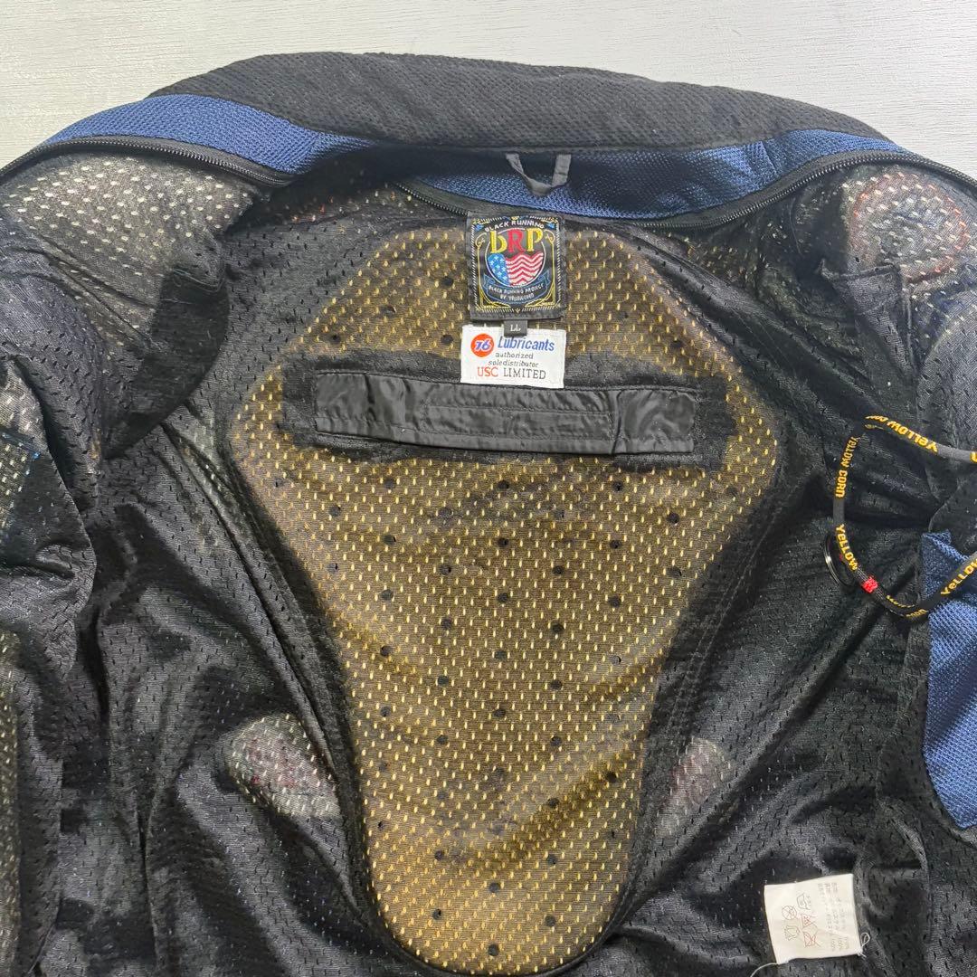 YELLOW CORN ライダースジャケット　メッシュ　スレッジハマー　XL