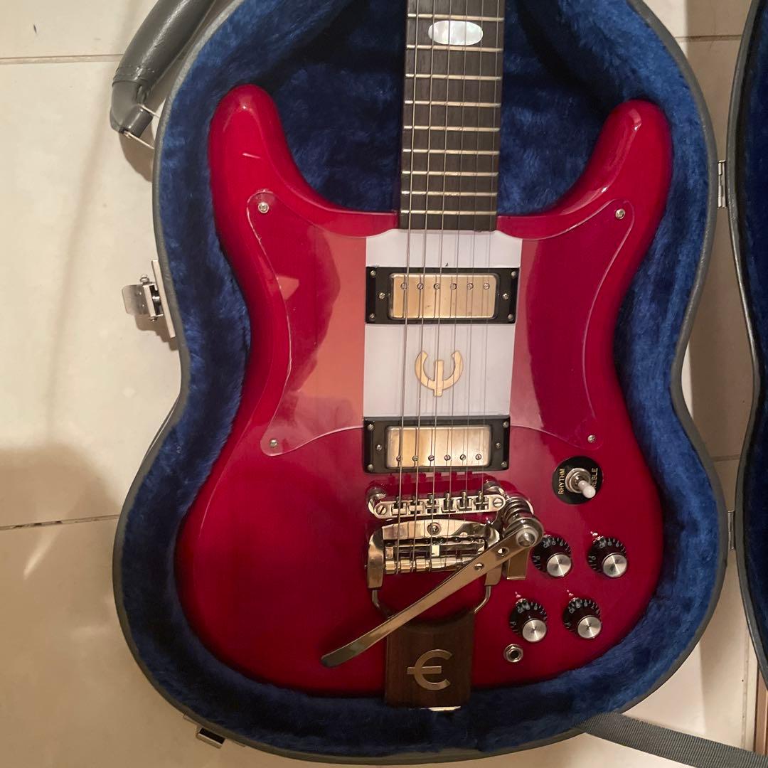 Epiphone クレストウッドカスタム　レッドエレキギター