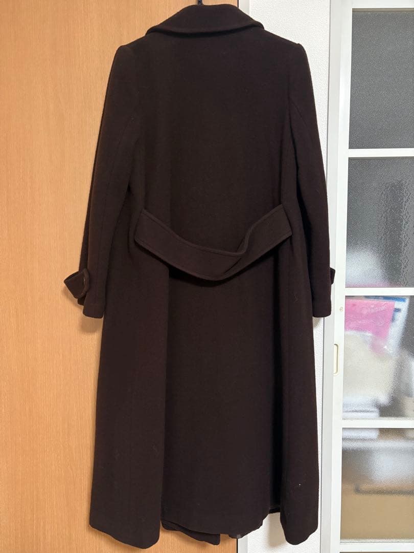 ナチュラルビューティーベーシック ビッグカラーダブルチェスターコート 24AW