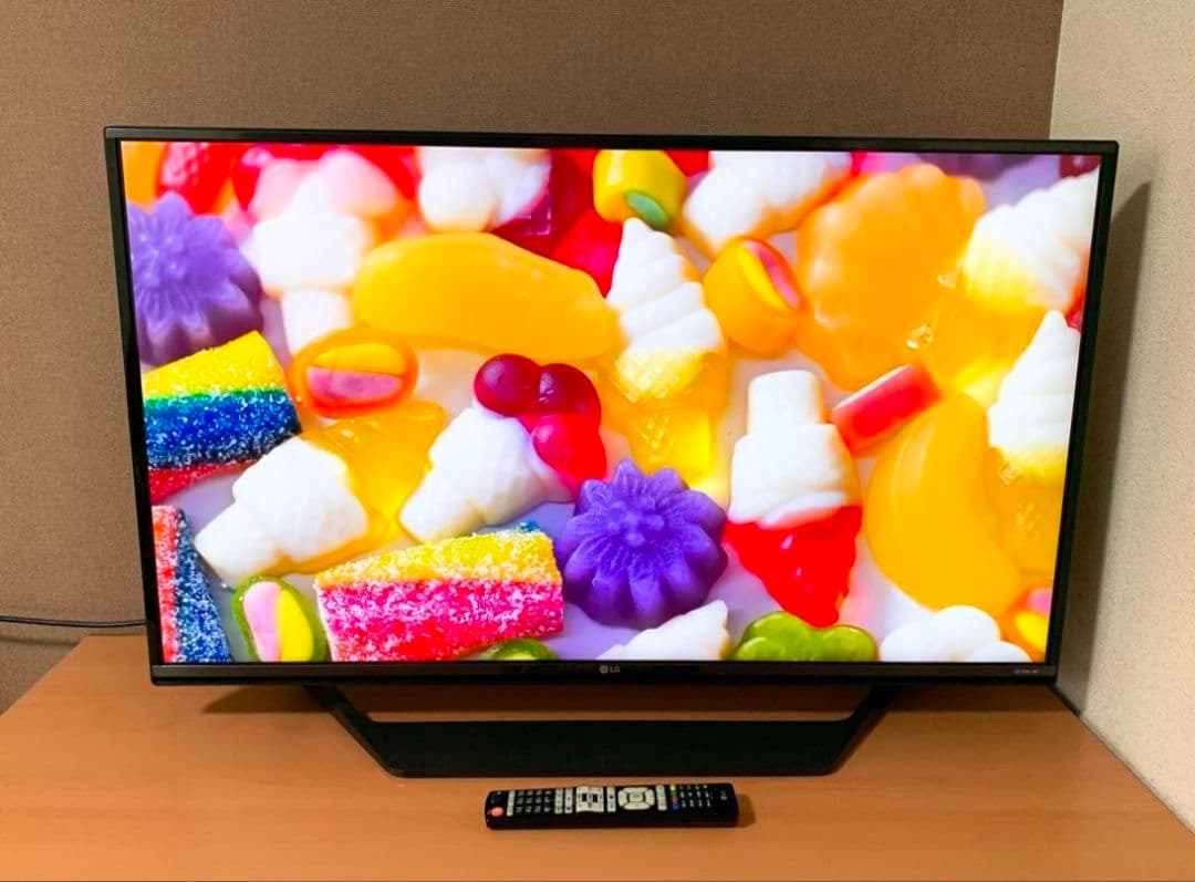 4k対応 LG スマートテレビ 43インチ 動画アプリ／地上波など 美品
