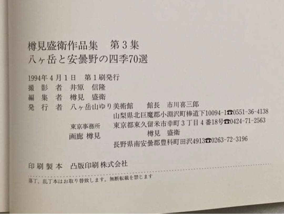 『八ヶ岳遠望』★樽見盛衛★元流形社顧問★M12号★油彩 絵画★八ヶ岳山ゆり美術館